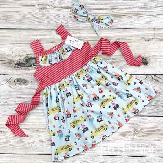 Back To School Short Sleeve Dress