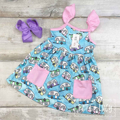 Glamping Short Sleeve Dress