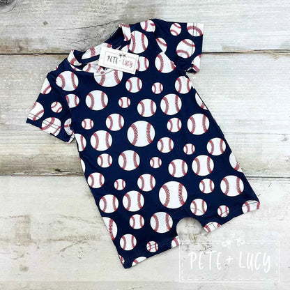 Baseball Boys Romper