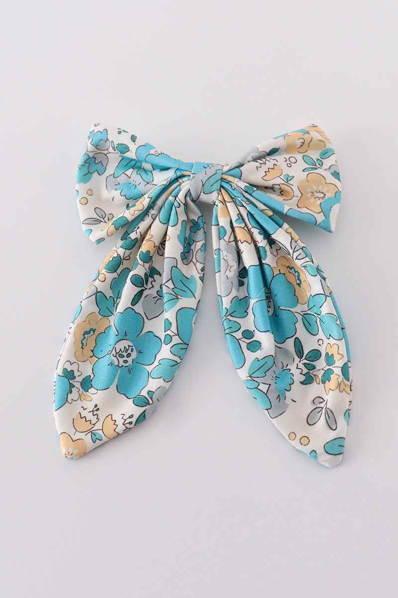 Blue aqua meadow girl sailor bow