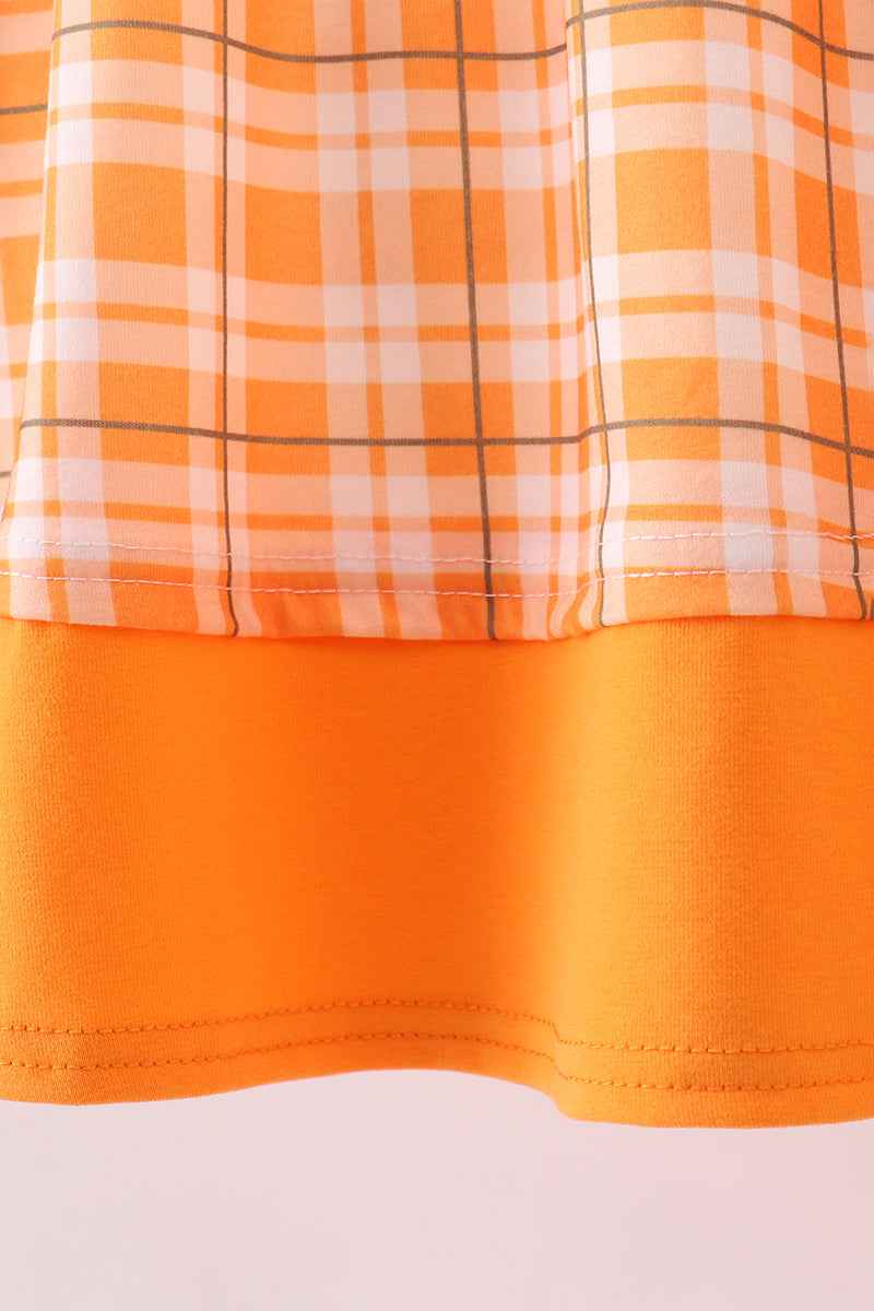 Tennessee Go vols smocked plaid dress