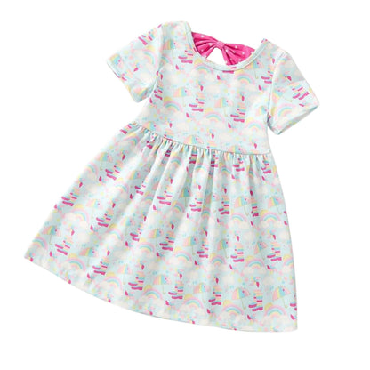 Rainbow Showers Girl Dress