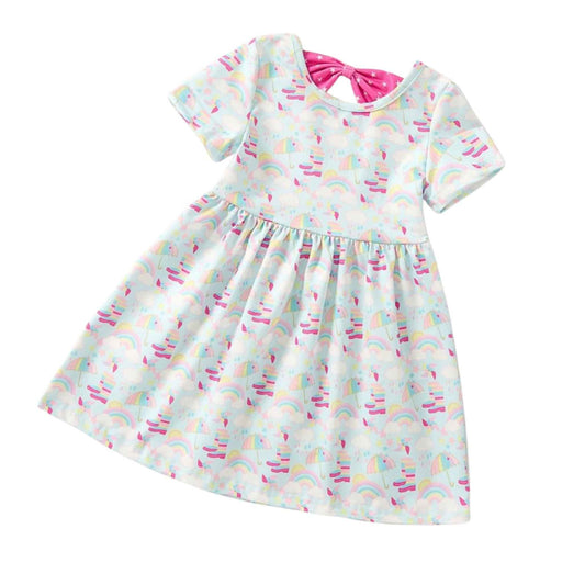 Rainbow Showers Girl Dress