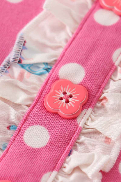 balcony pink dot dress