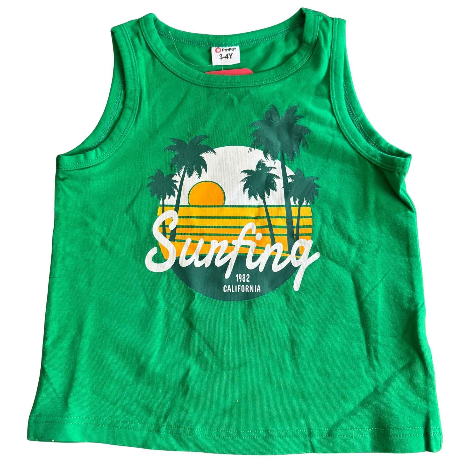 Boys 3 Piece tank tops surfing