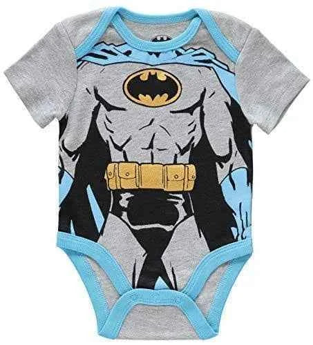 Batman Boys' 3-Pack Bodysuit Set