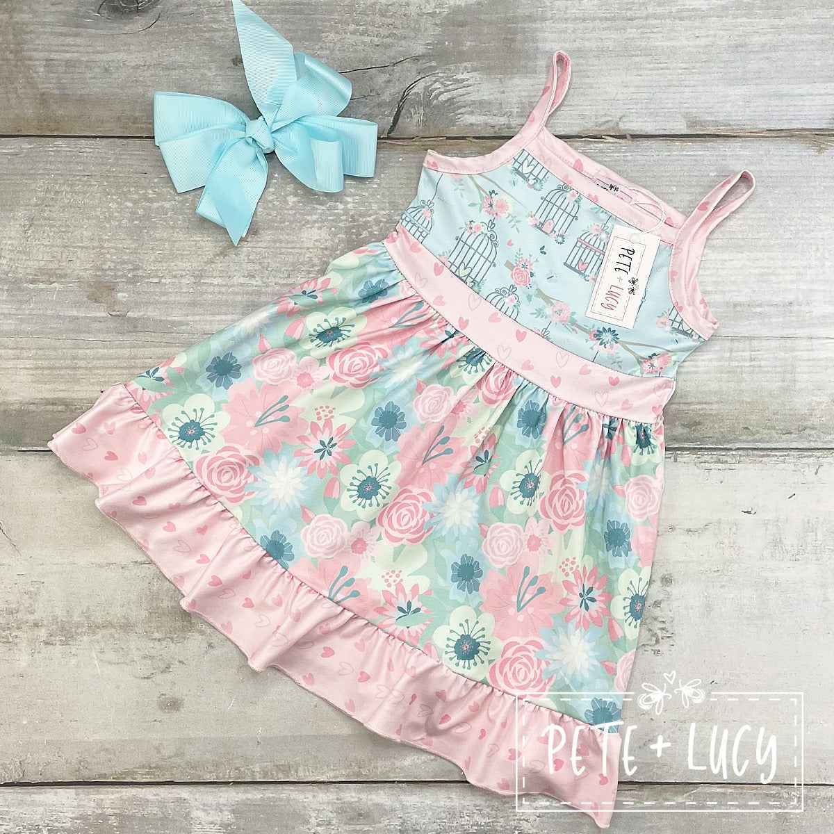 Birdcage Beauty Short Sleeve Dress