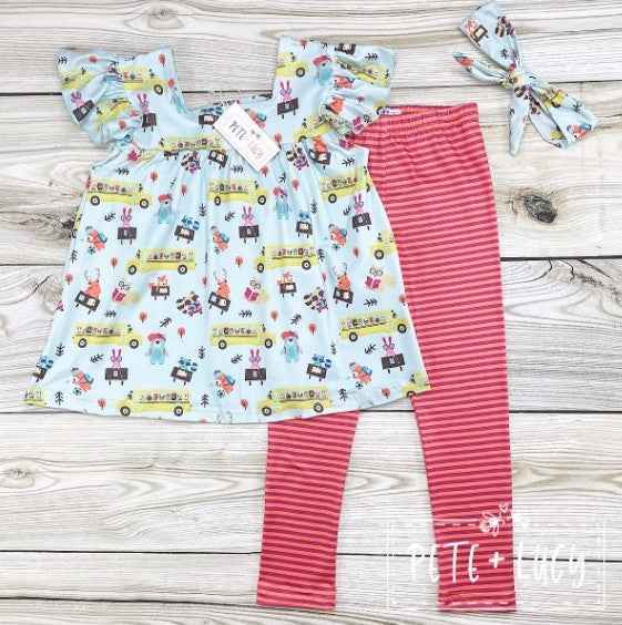 Back To School Girls Pant Set