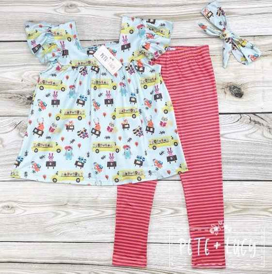 Back To School Girls Pant Set