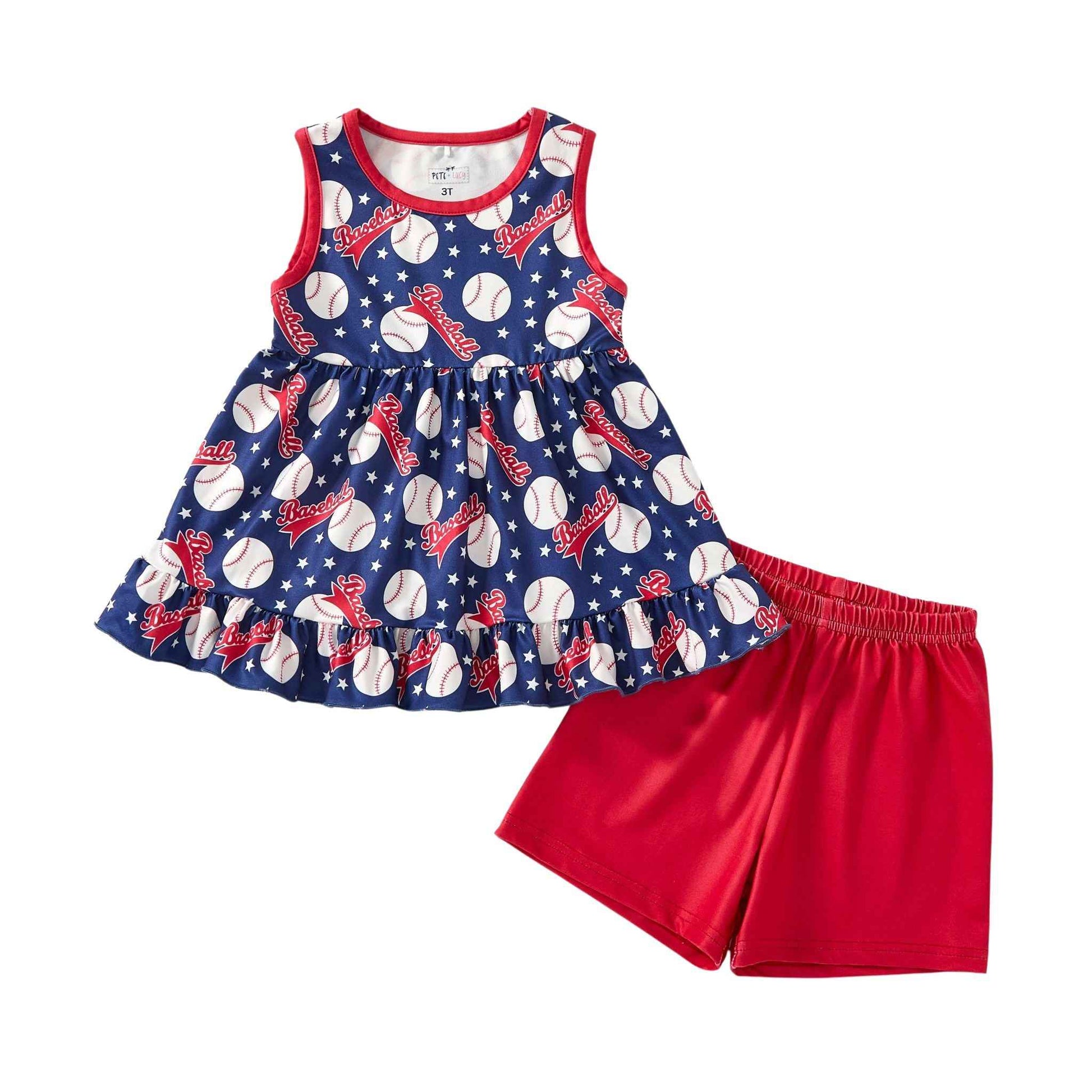 Playball! Shorts Set