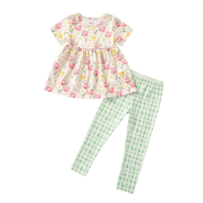Spring Garden Pant Set